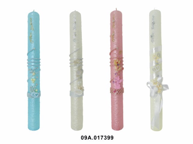 BAPTISM CANDLE 33CM