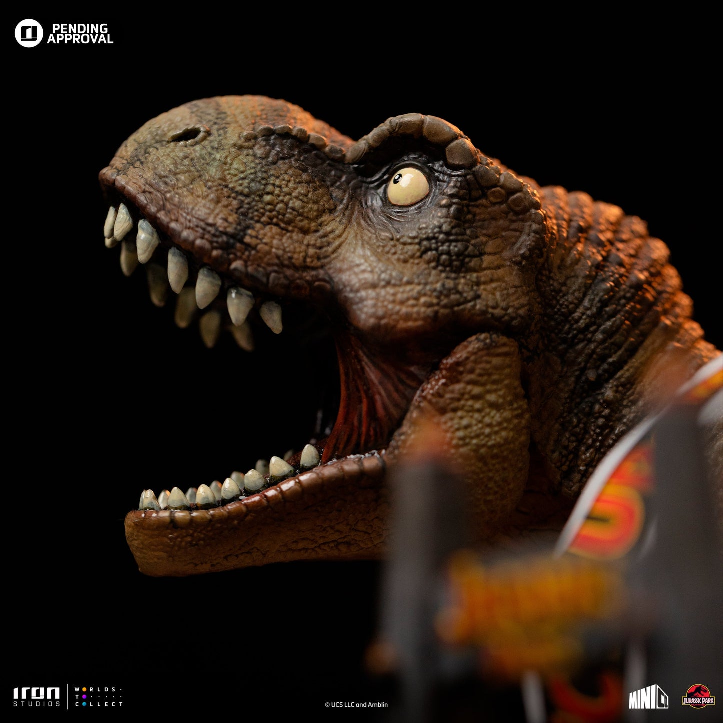 Statue T-Rex Deluxe - Jurassic Park - Minico - Iron Studios