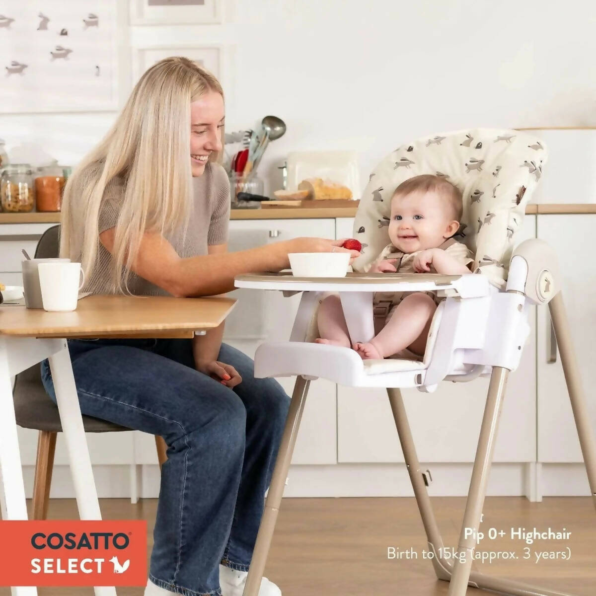 Cosatto Pip 0+ Highchair - Cherry Pie