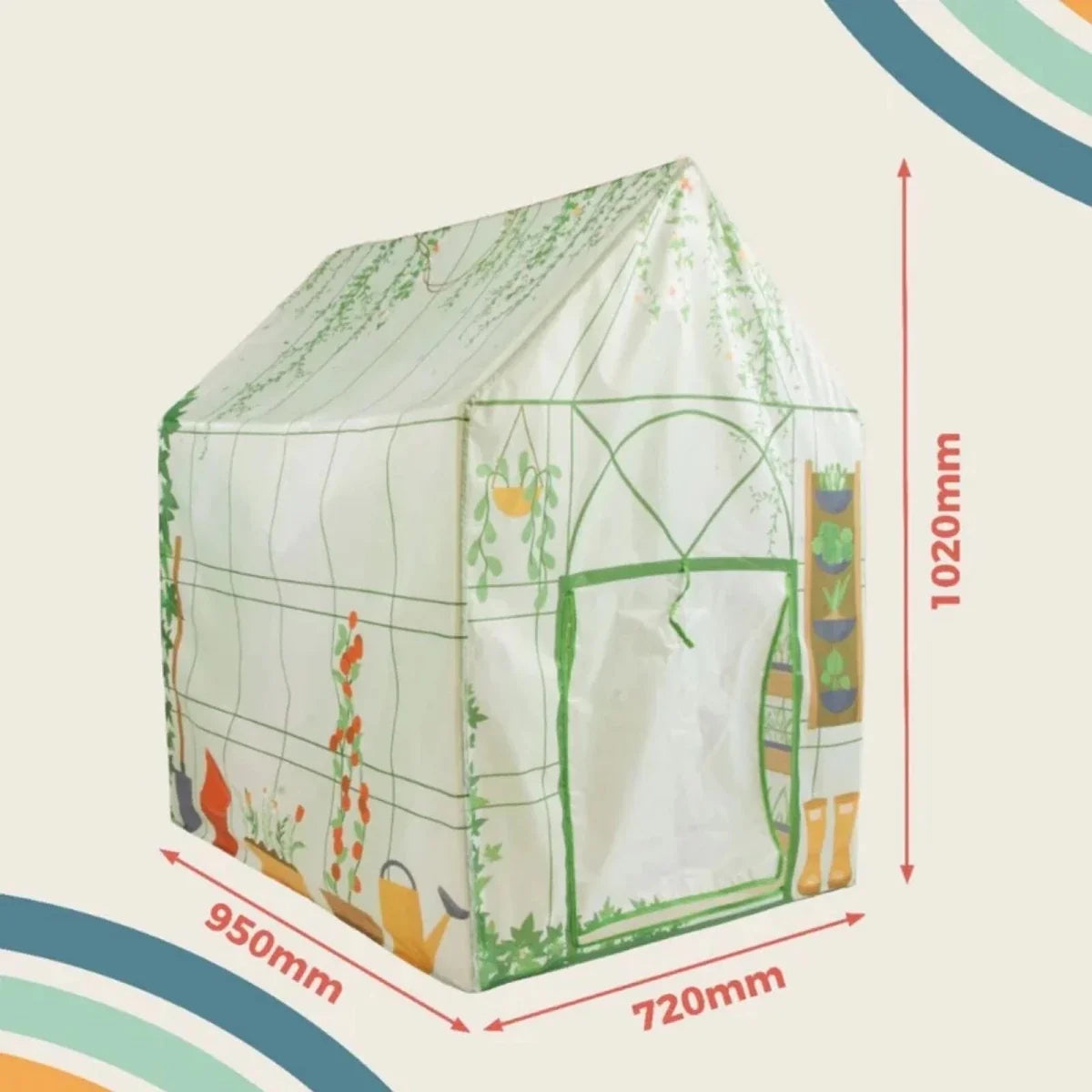 Mookie Activo Pop-Up Tent - Greenhouse