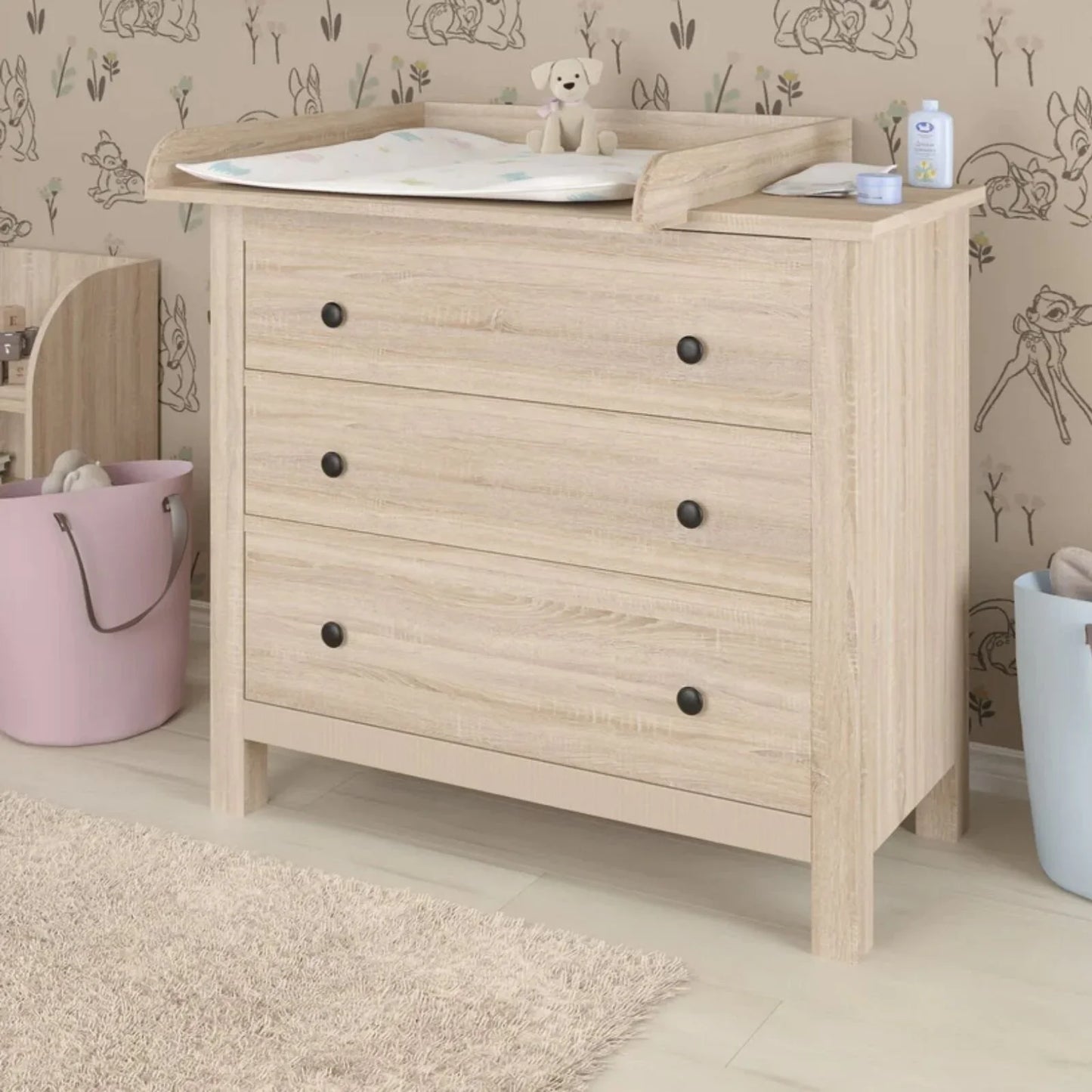 Shefa Kids 800 Universal Baby Changing Top - Oak