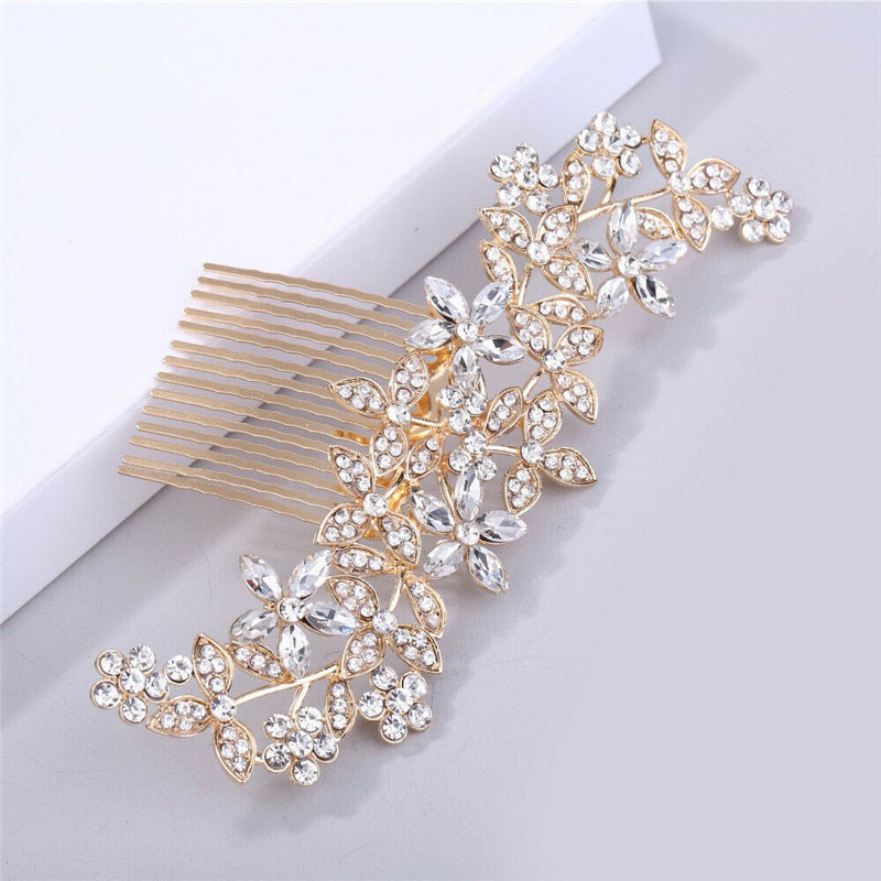 Bridal Jewellery Wedding Hair Clip With Drill