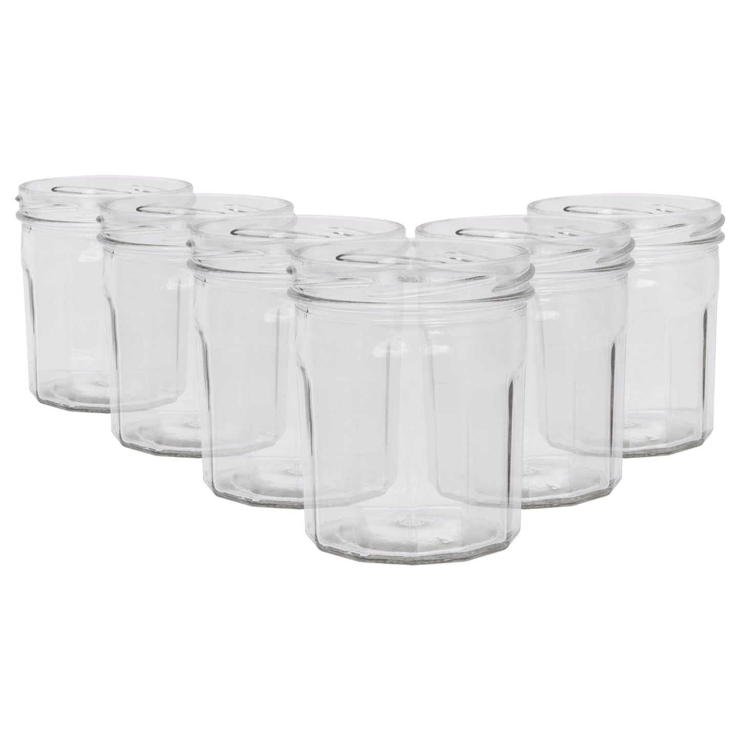 250ml Glass Jam Jars - Pack of 6