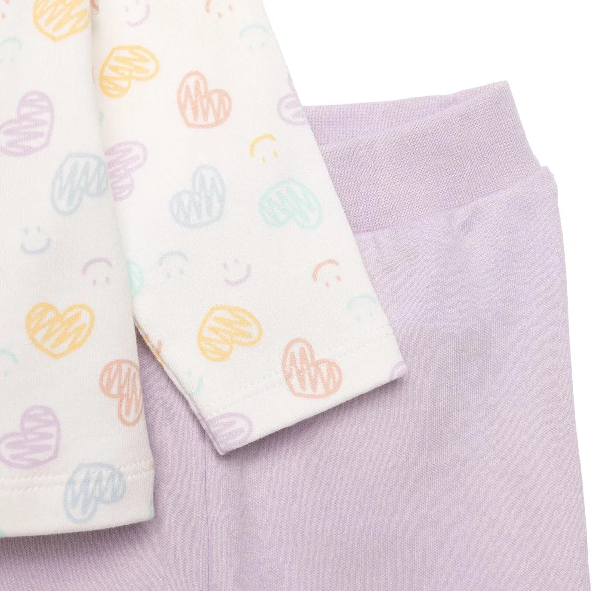 HelloBaby Girl Wrapover Top-Hat-Footed Bottom - Ecru