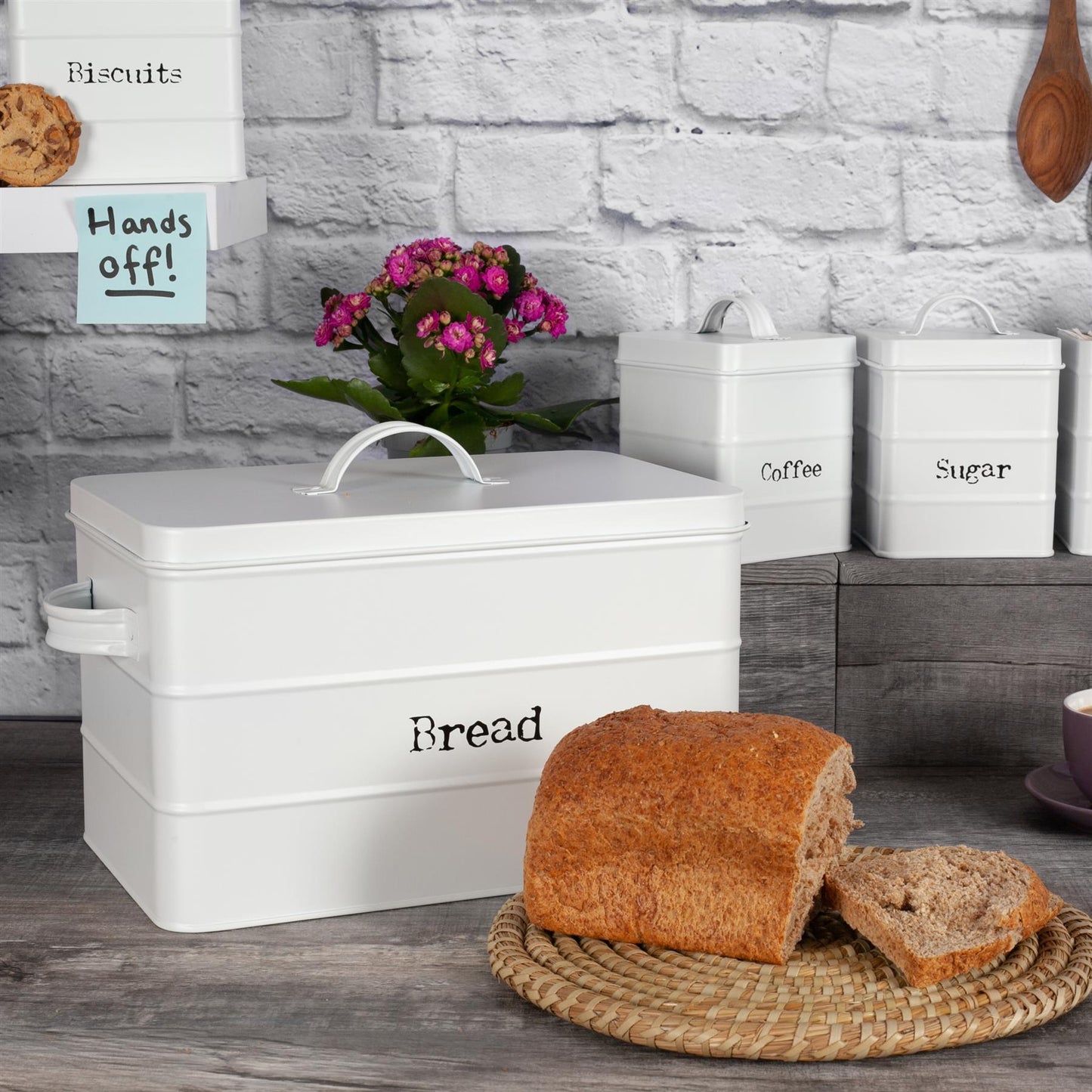 Vintage Metal Bread Bin