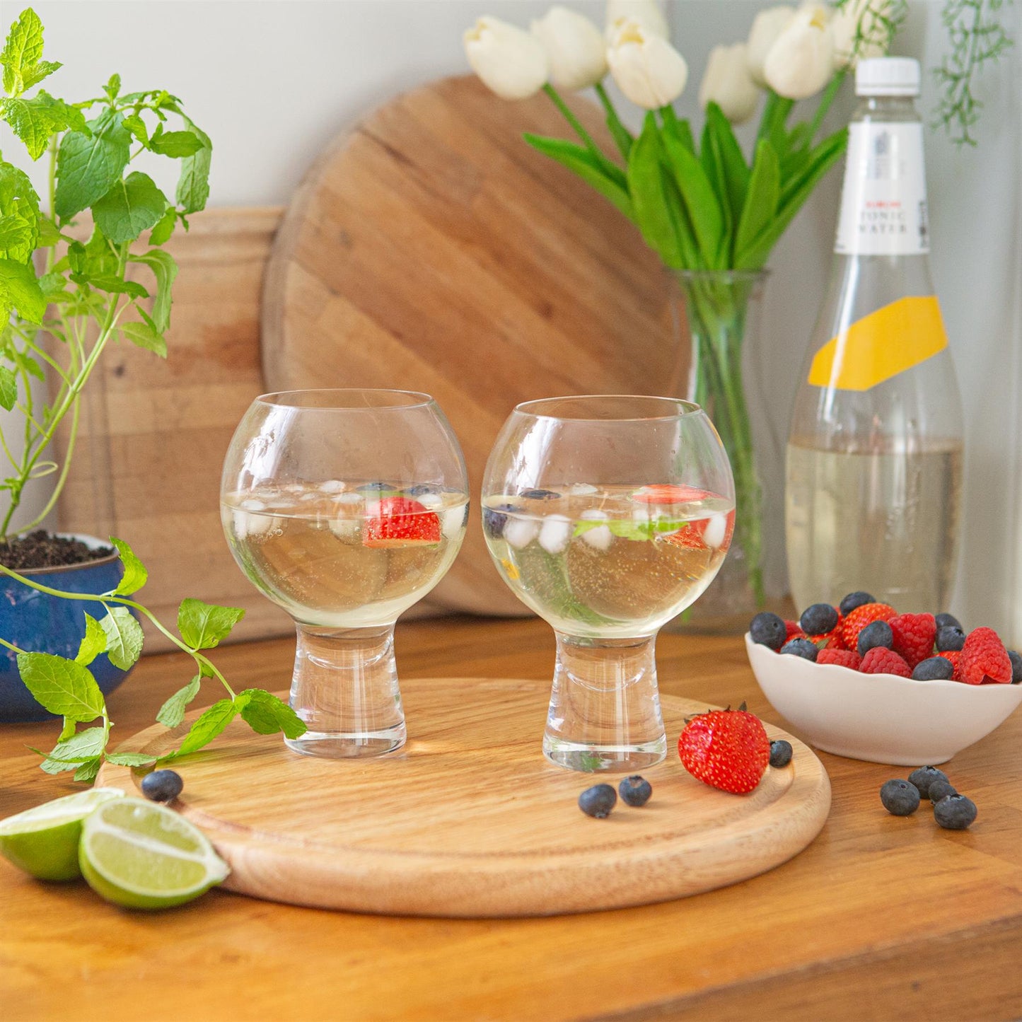 525ml Short Stem Gin Glasses - Pack of 2