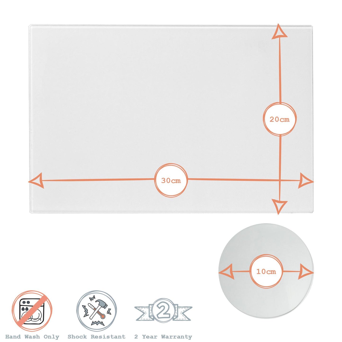 12pc Glass Placemats & Round Coasters Set