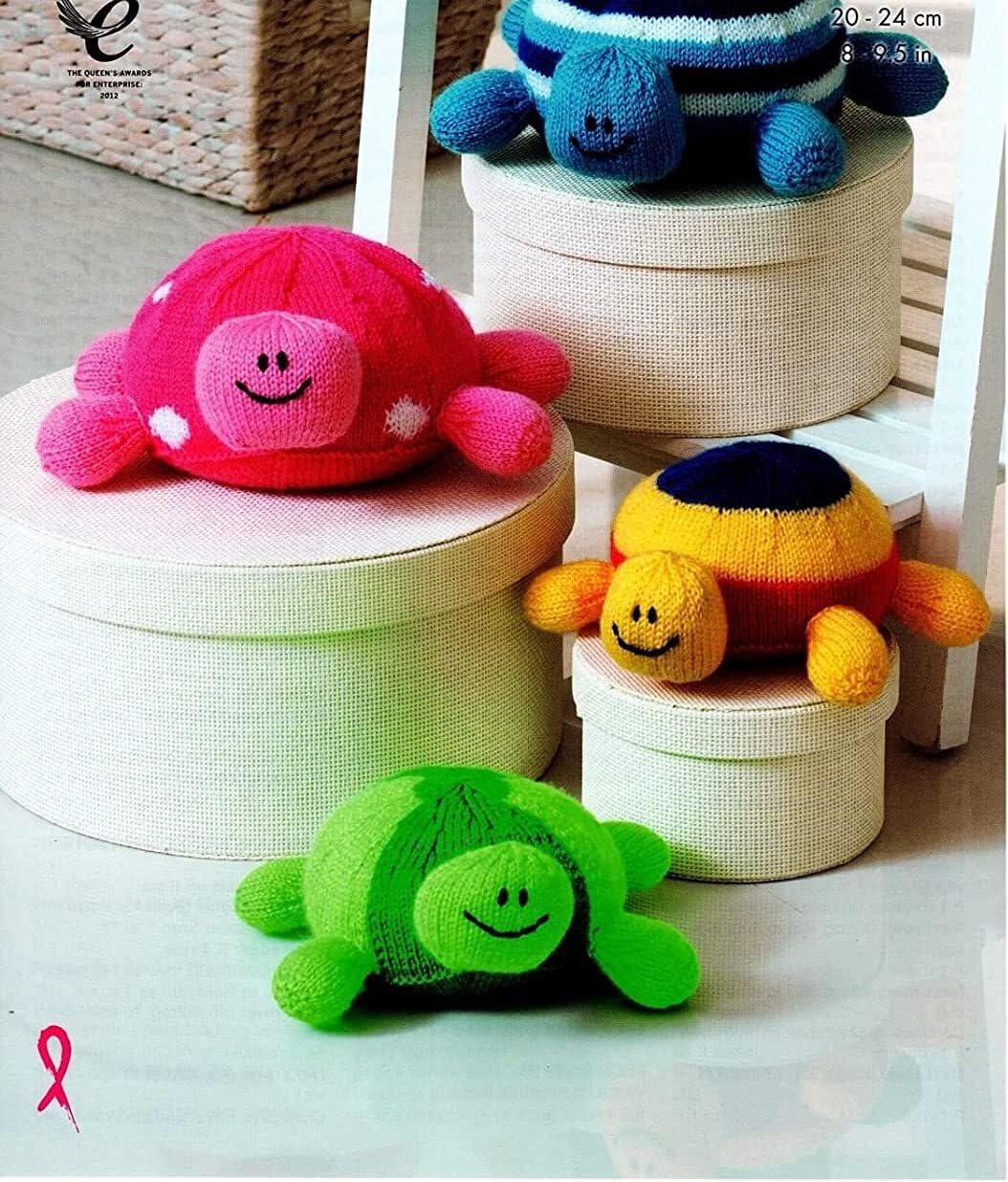 King Cole Knitting Pattern DK Yarn - TORTOISES 9043