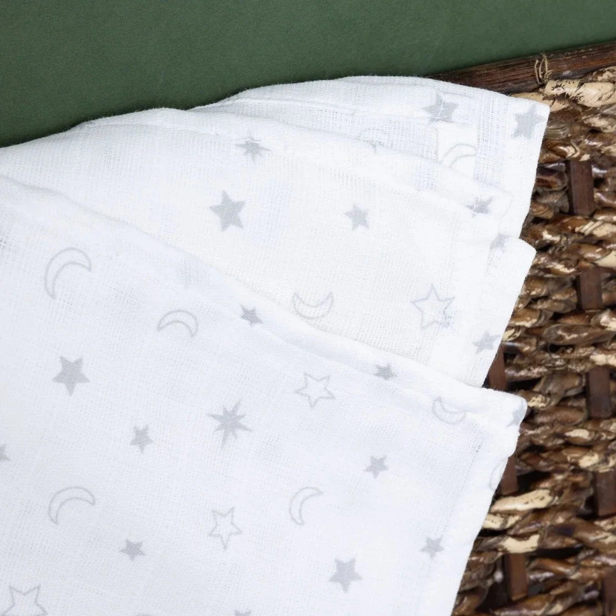 Mollia Unisex Muslin Blanket - Ecru