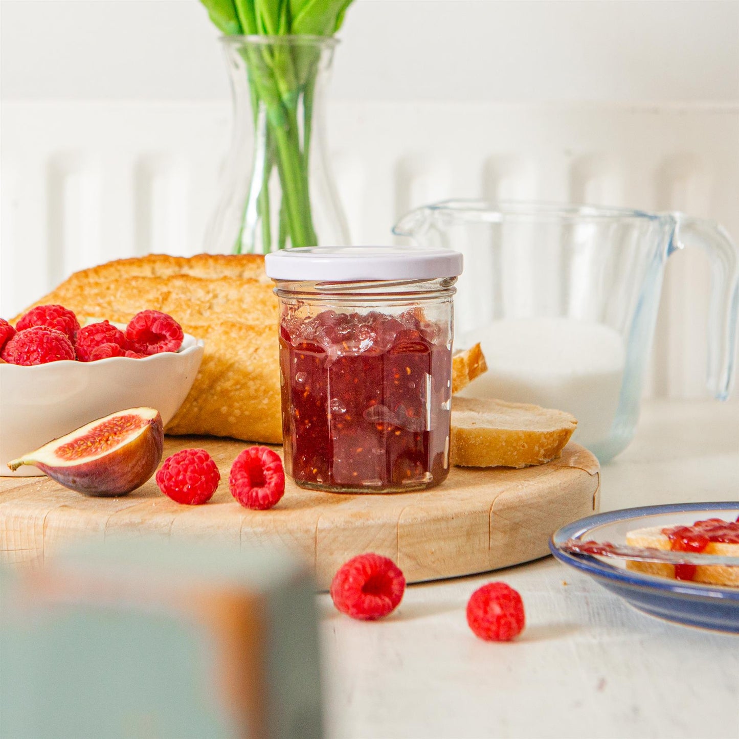 150ml Glass Jam Jars with Lids - Pack of 6