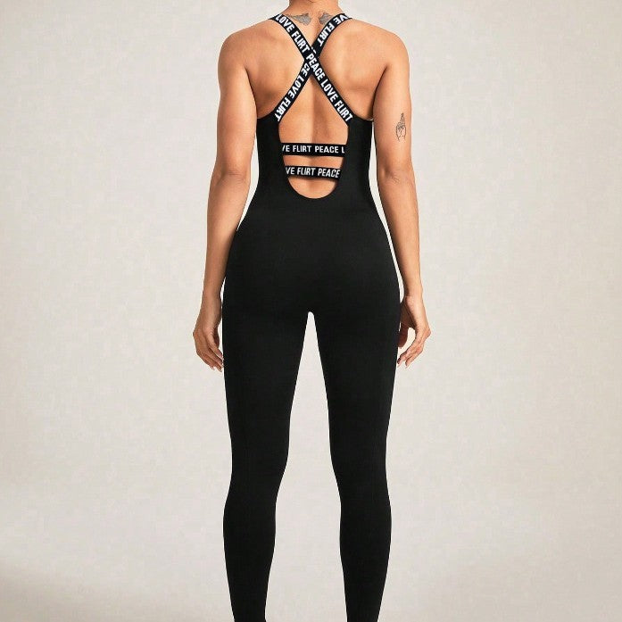 Seamless Camisole Jumpsuit – High Elastic Fit, Ultra-Comfortable