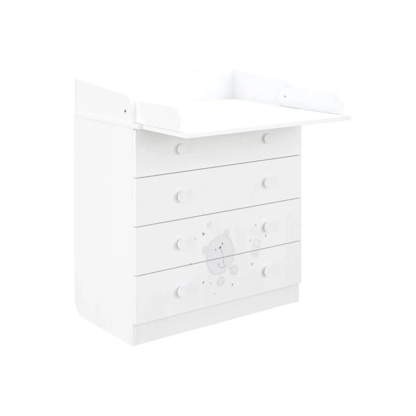 Shefa Kids 800 Teddy Changing Dresser - White