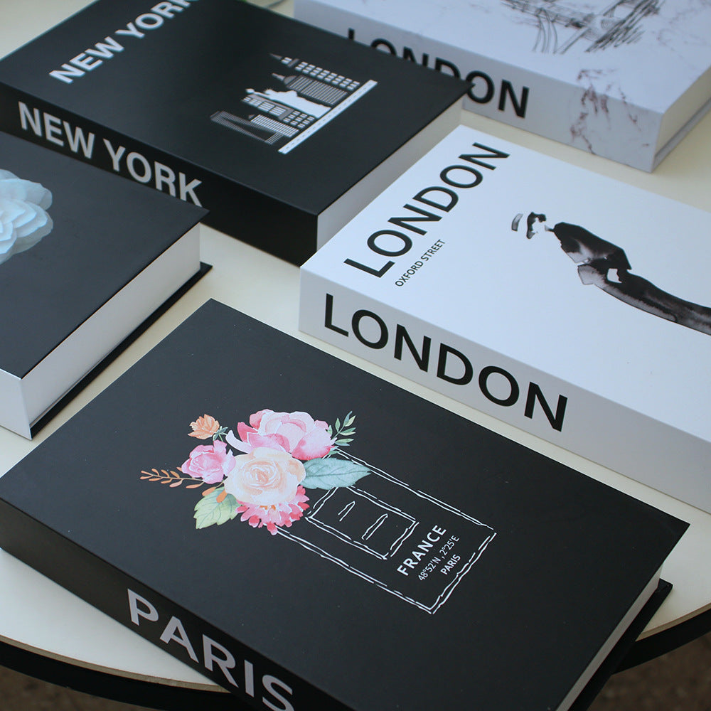 Fashion Simple Style Prop Books Fake Book Magazine Ornaments