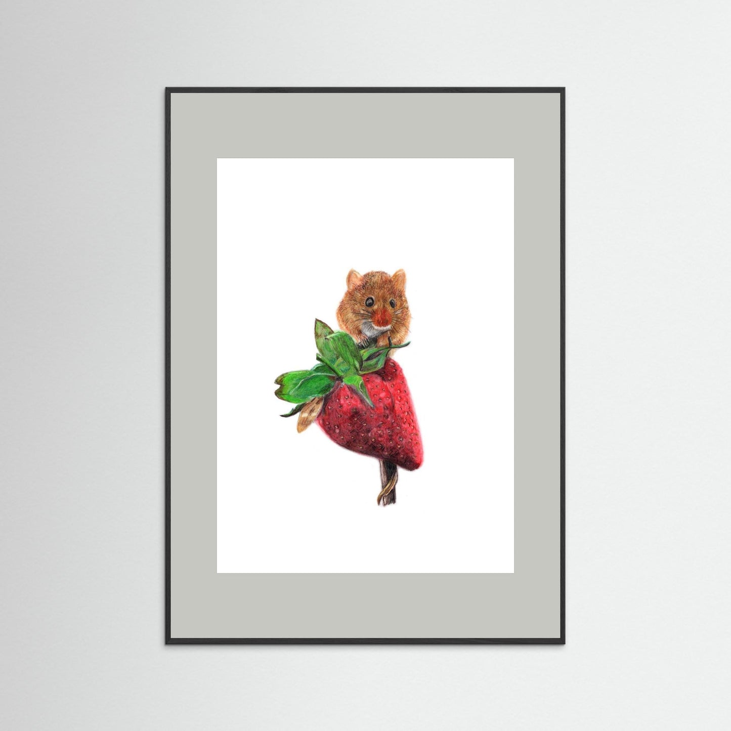 Field Mouse Woodland Art Print