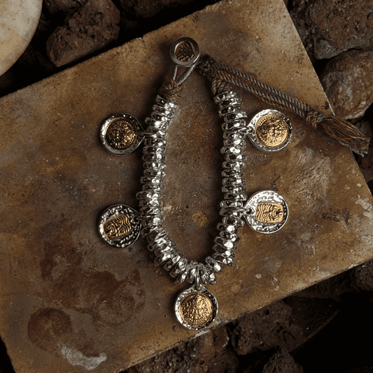 Yellow Jambhala S999 Silver Bracelet