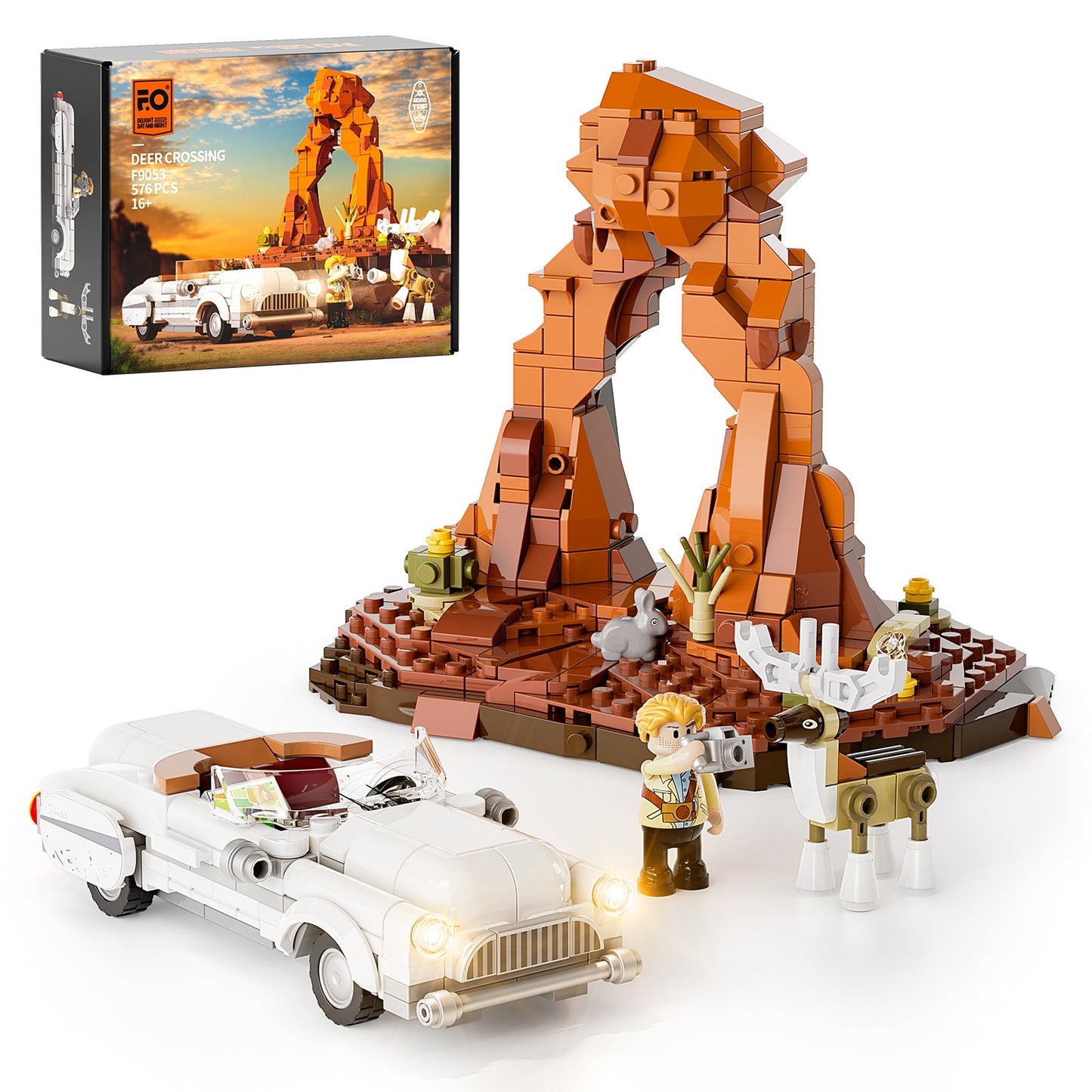 LUMIBRICKS - FUNWHOLE Deer Crossing F9053
