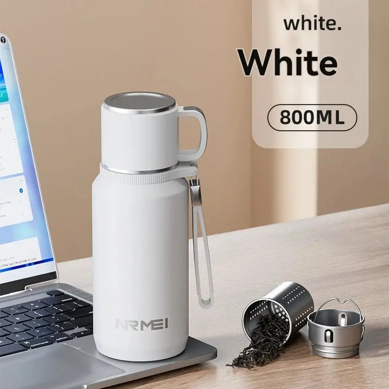 1.5L Stainless Steel Thermos Bottle – Vacuum Insulated Flask for Hot Coffee, Tea & Cold Drinks