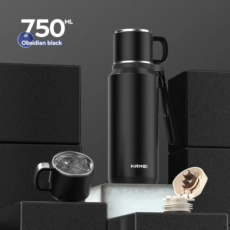 1.5L Stainless Steel Thermos Bottle – Vacuum Insulated Flask for Hot Coffee, Tea & Cold Drinks