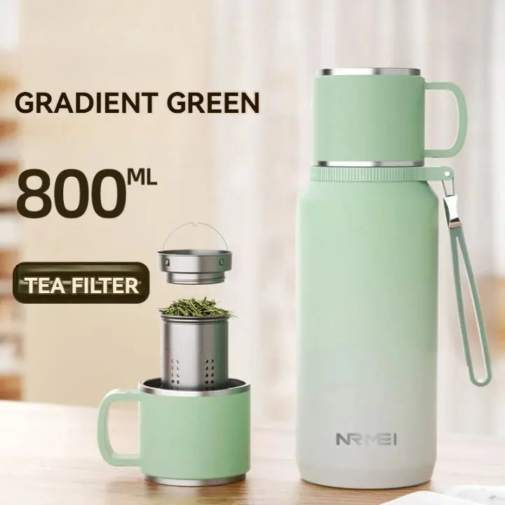 1.5L Stainless Steel Thermos Bottle – Vacuum Insulated Flask for Hot Coffee, Tea & Cold Drinks