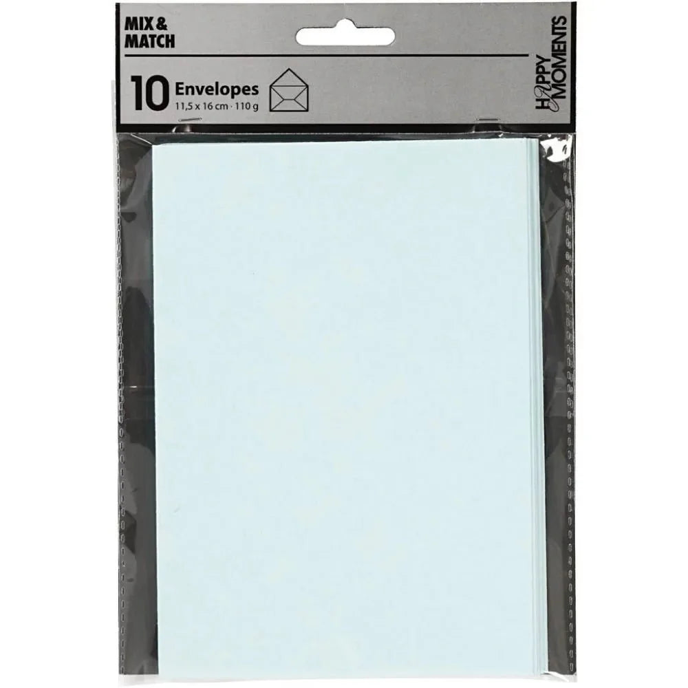 10 x Envelopes hammered Rectangular Various Colours Office Mailing Supply