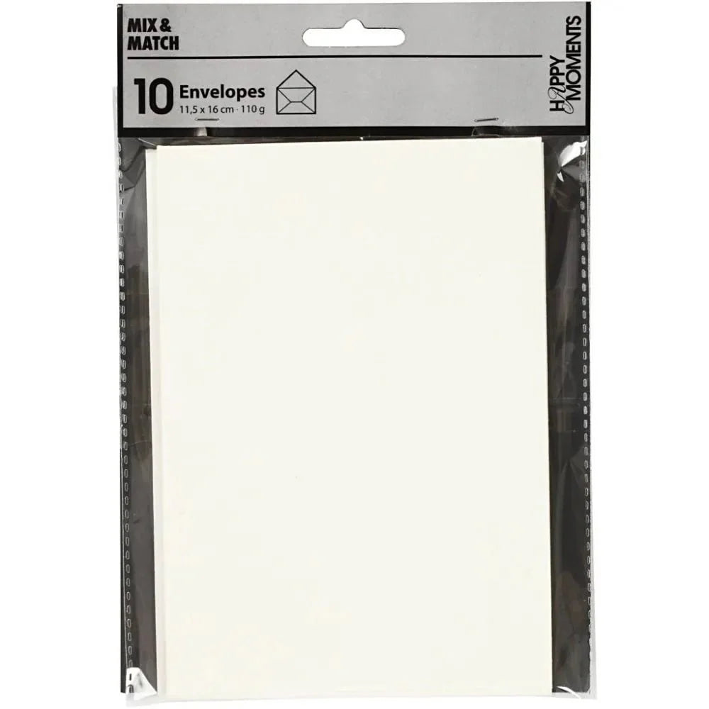 10 x Envelopes hammered Rectangular Various Colours Office Mailing Supply