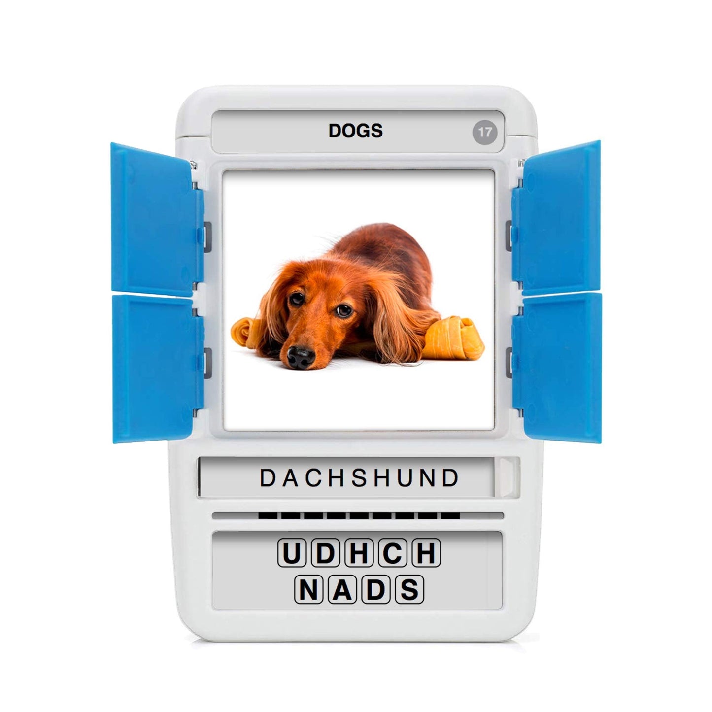 100 PICS Dogs Travel Game – Learn 100 Dog Breeds with Slide Reveal Case