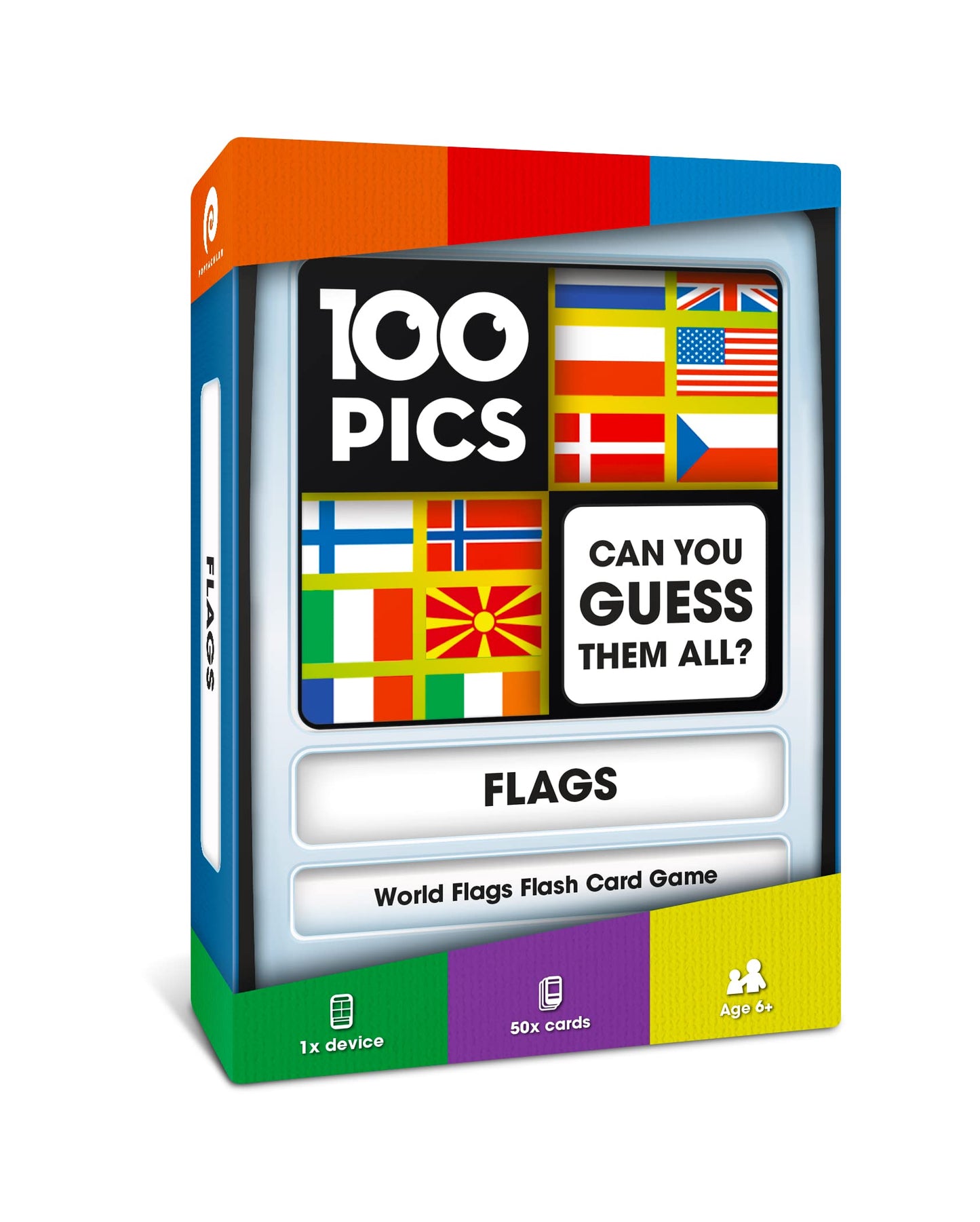 100 PICS Flags of The World Travel Game – Learn 100 Country Flags | Geography Card Game