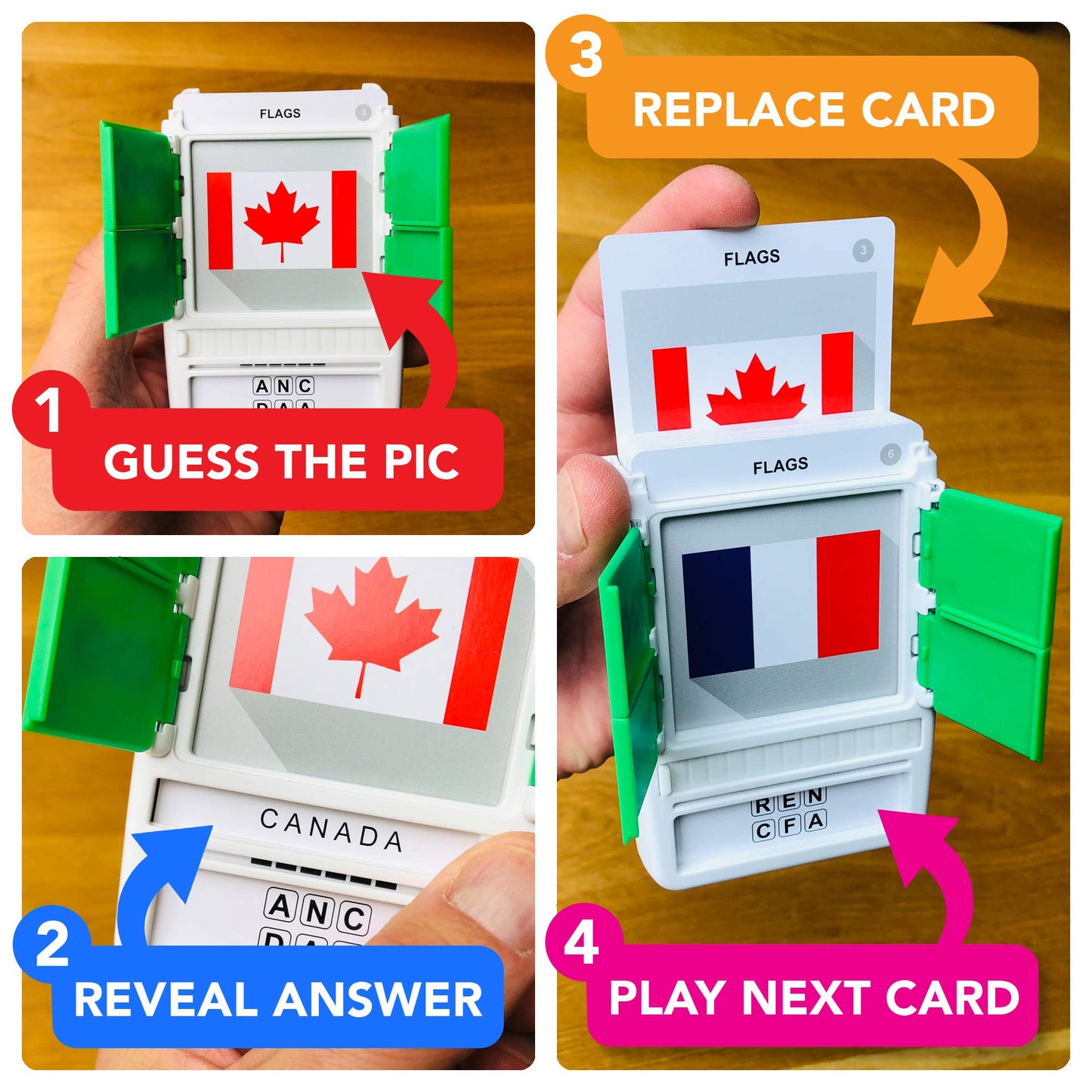 100 PICS Flags of The World Travel Game – Learn 100 Country Flags | Geography Card Game