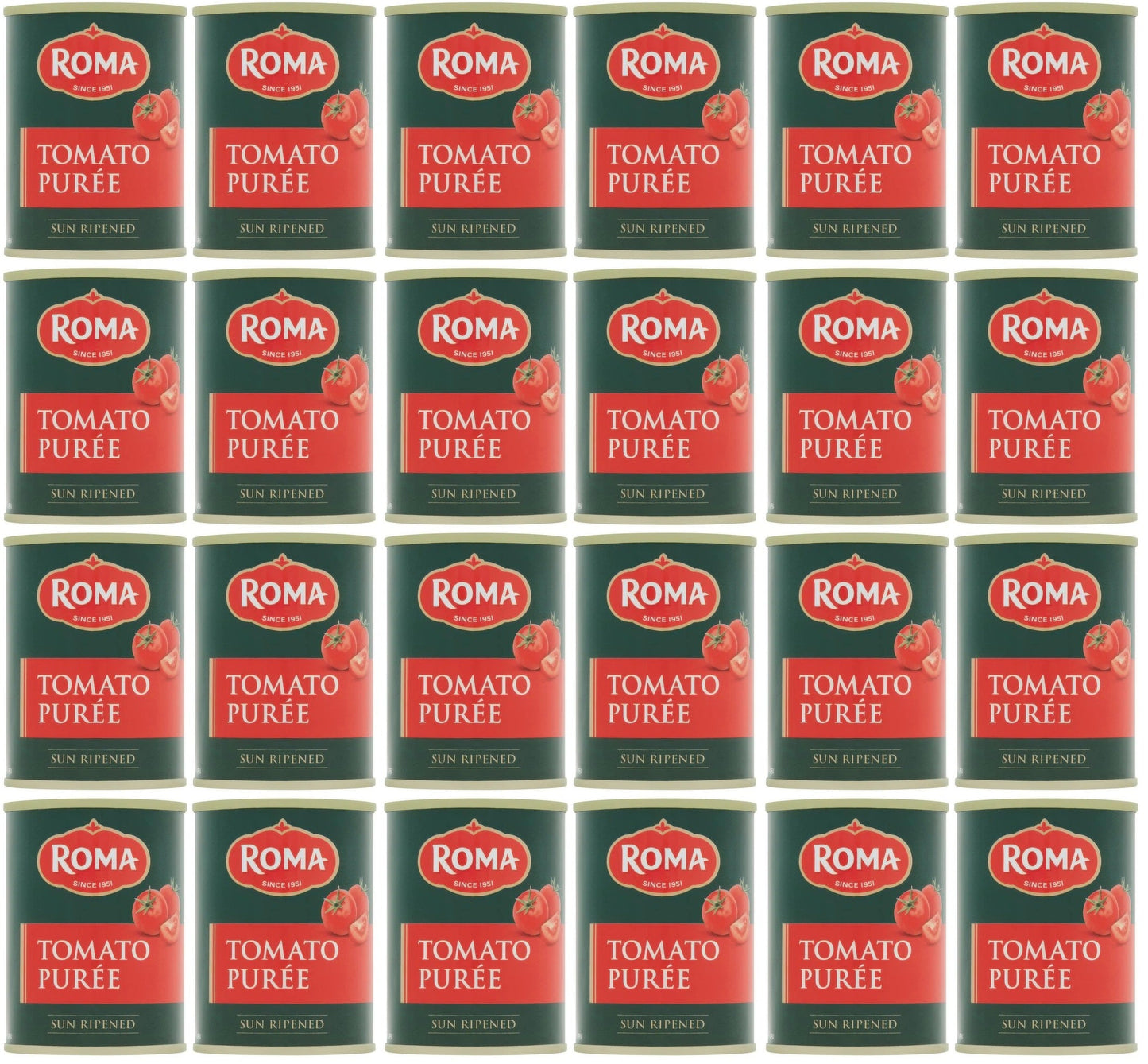 24 x Roma Tomatoe Puree Tin - 150G
