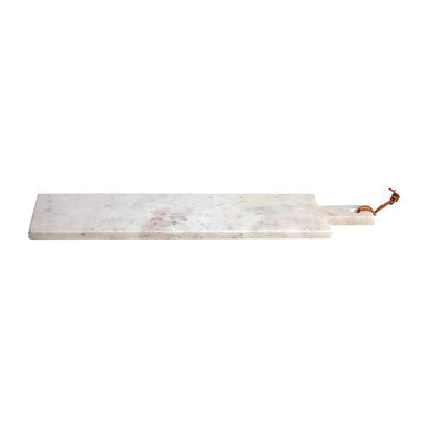 Marmore Large White Marble Rectangular Paddle Chopping And Serving Board