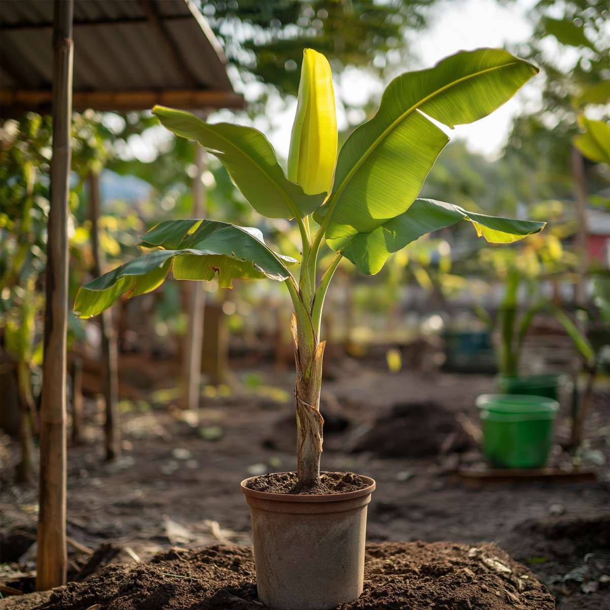 Hardy Banana - 2 pcs. - Musa basjoo - Height 55-70cm - ⌀21cm