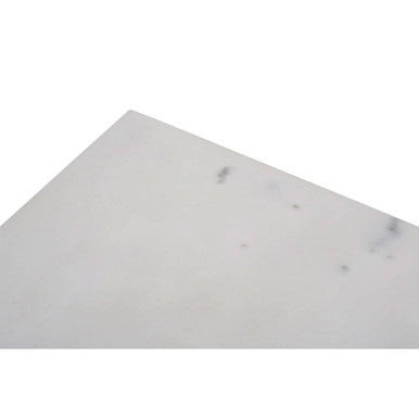 Kindia Rectangular White Marble Chopping And Serving Board
