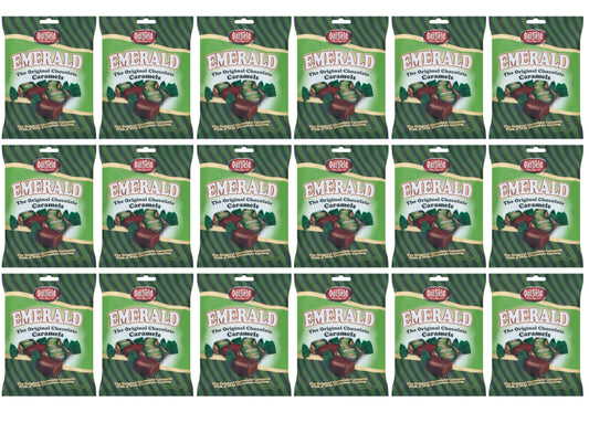 18 x Oatfield Emerald The Original Chocolate Caramels 135G