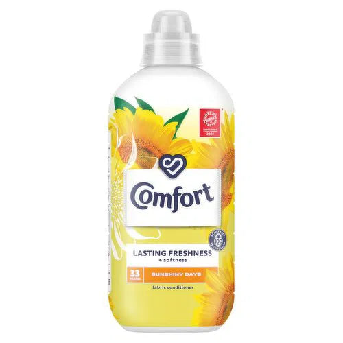 8 x Comfort  Fabric Conditioner Sunshiny Days 33 Washes (990 Ml)