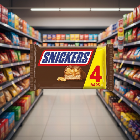 22 x Snickers Bars 4 X 41.7G (166.8G)