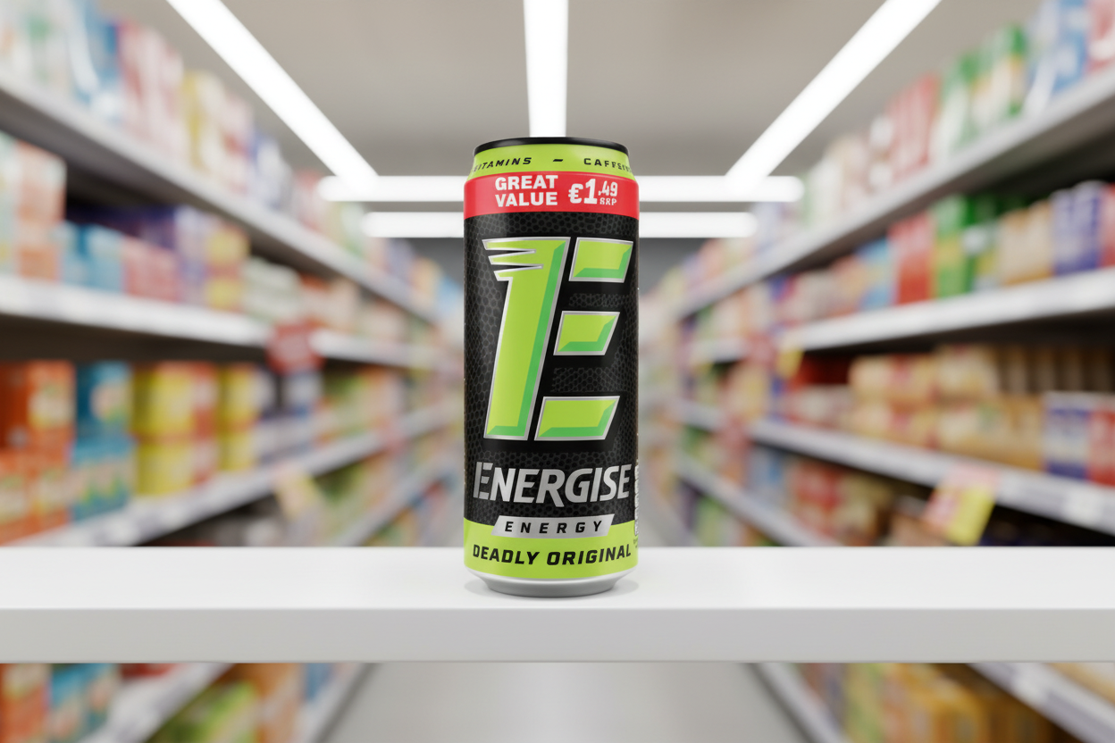 12 x Energise Energy Deadly Original 500Ml