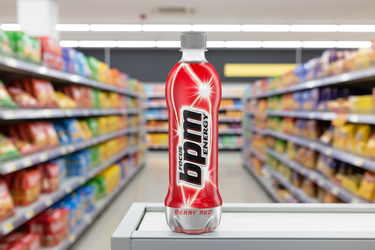 24 x Bpm Focus Energy Berry Red 500Ml