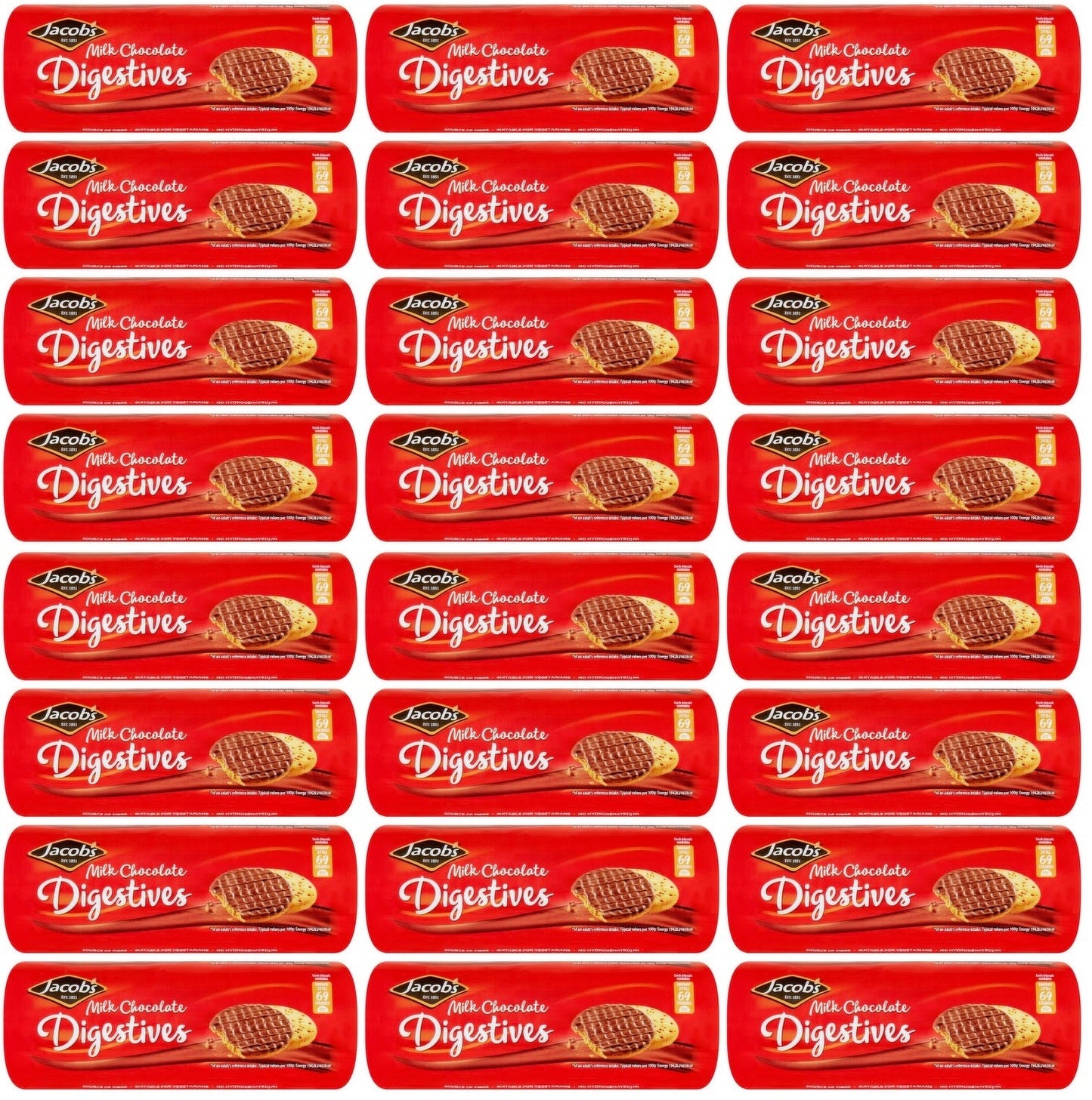 24 x Jacob's Milk Chocolate Digestives 300G
