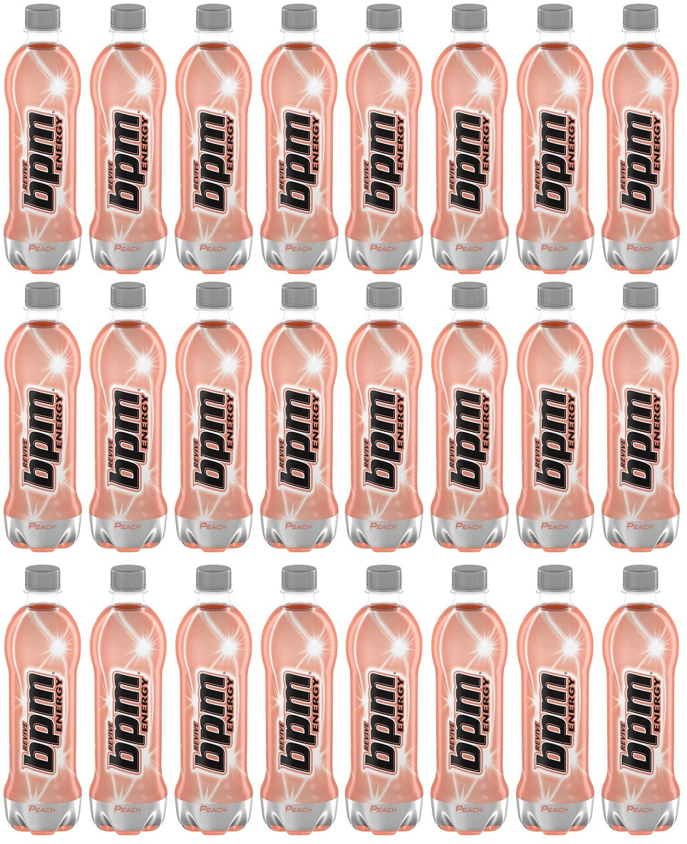 24 x Bpm Revive Energy Peach 500Ml