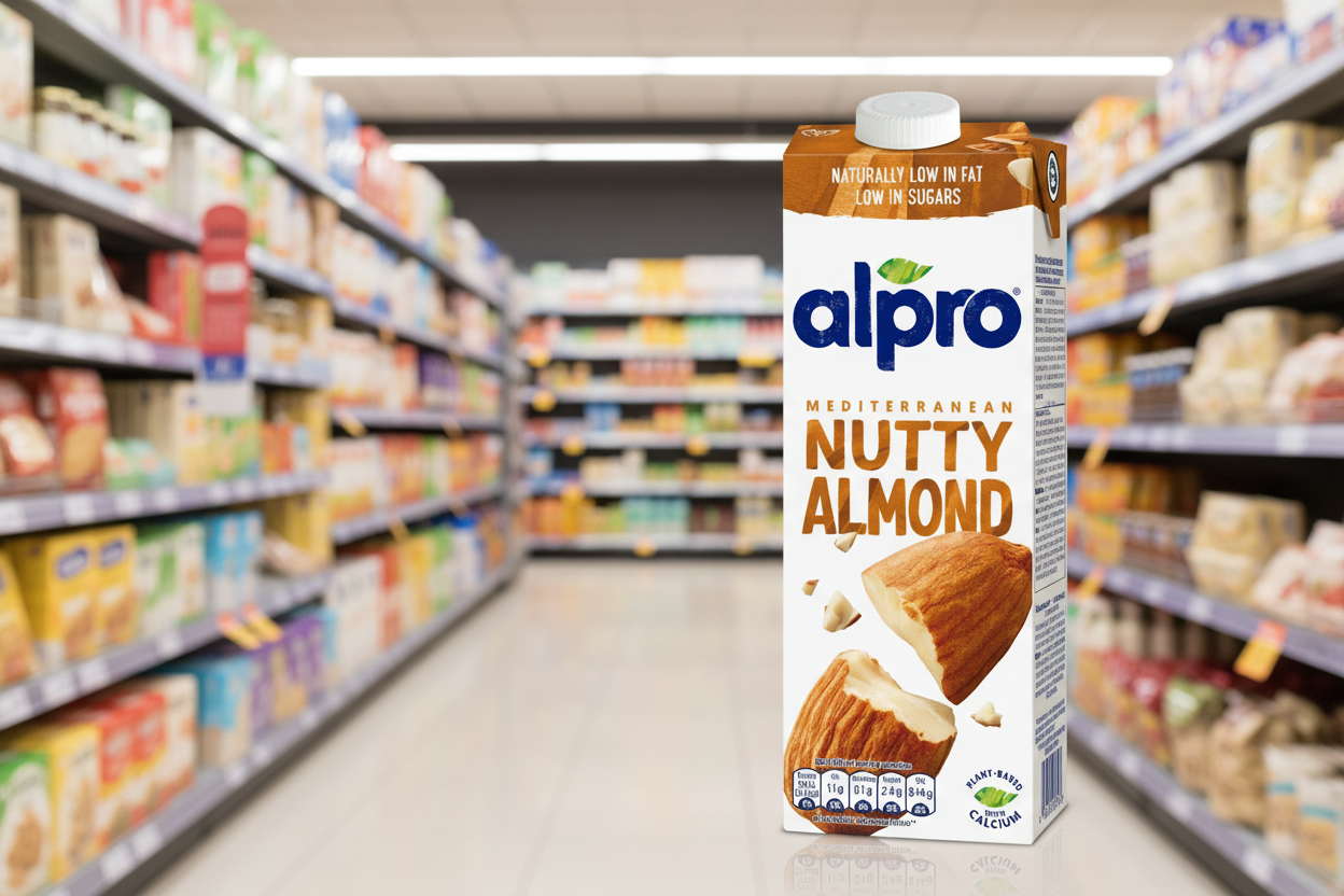 8 x Alpro Mediterranean Nutty Almond 1L