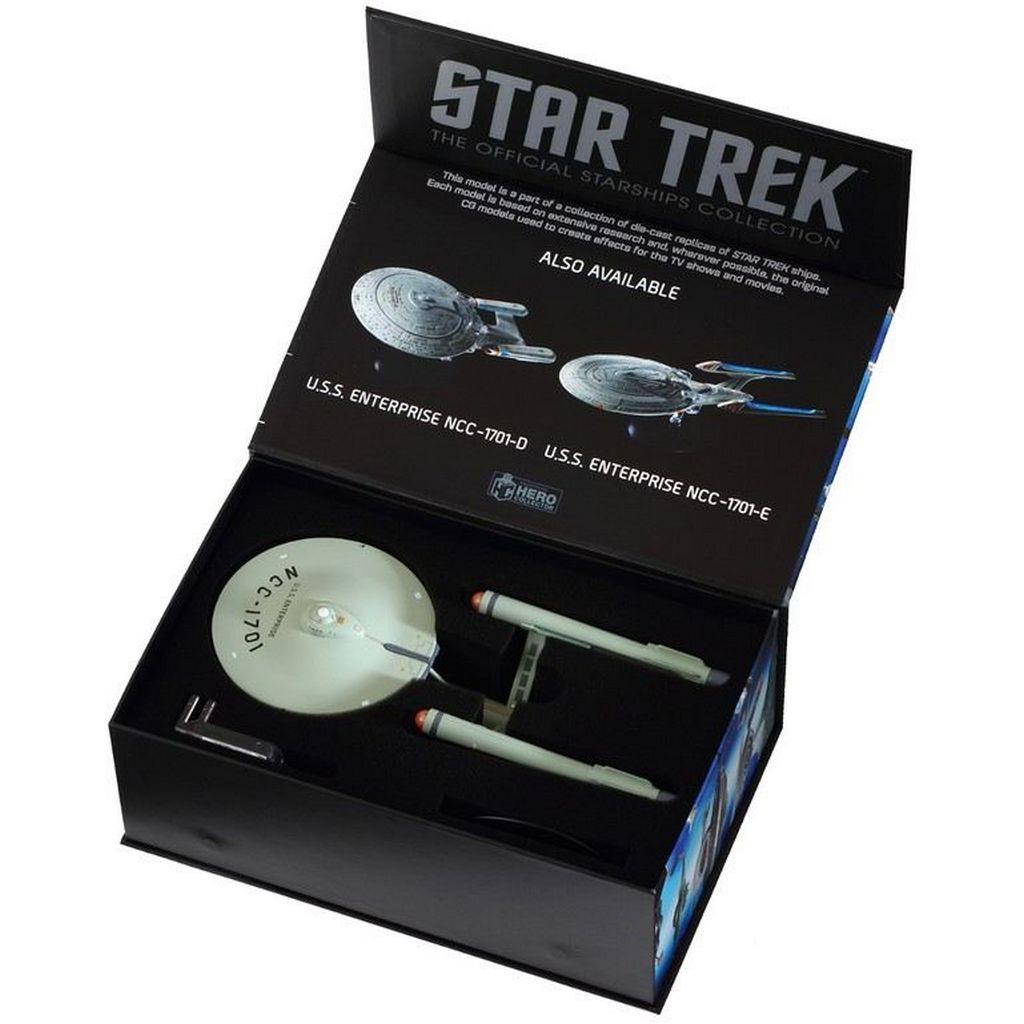 #01 U.S.S. Enterprise NCC-1701 XL EDITION Die-Cast Model Ship TOS (Eaglemoss / Star Trek)