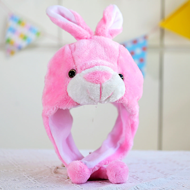 Cartoon Animal Plush Earflap Hat