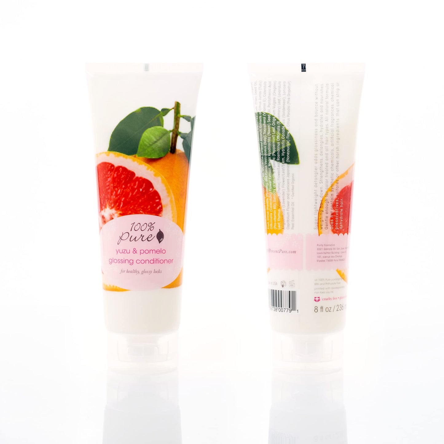 100% PURE Yuzu & Pomelo Glossing Conditioner – Hydration & Shine
