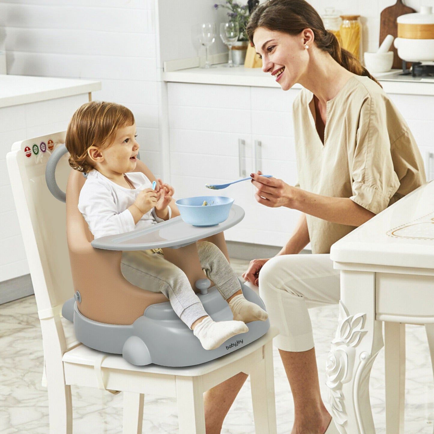 6 in 1 Baby Walker Training Set-Blue