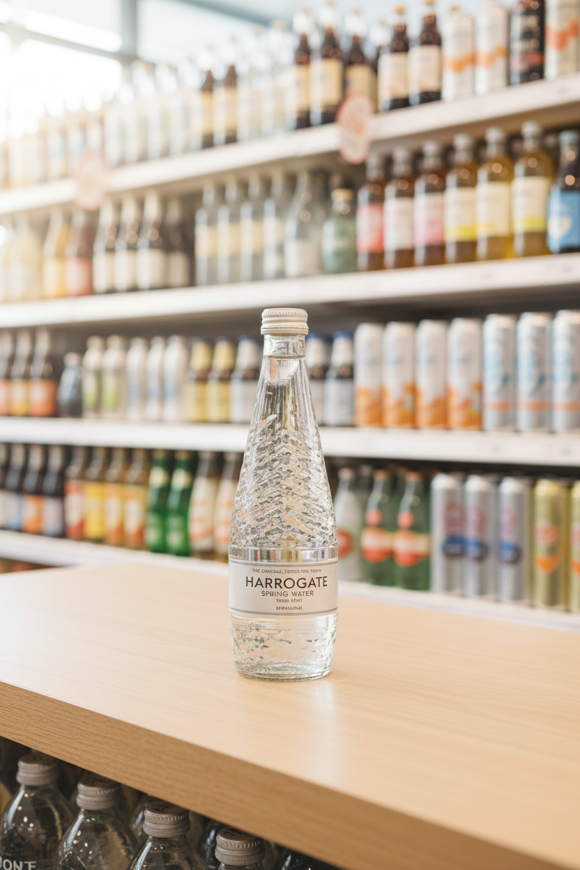24 x Harrogate Water Glass sparkling  water - 330ml