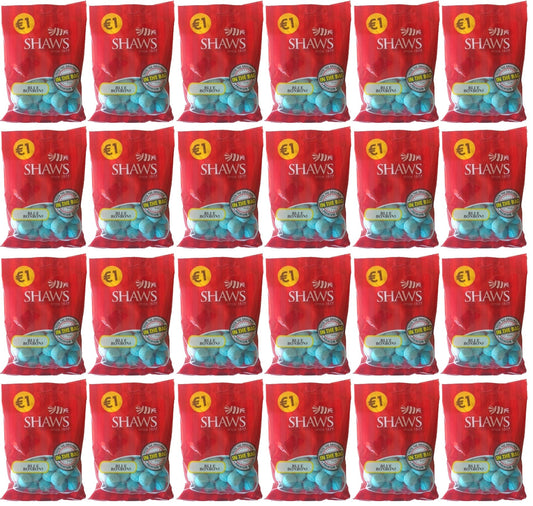 24 x Shaws Blue Bonbons 100Gm