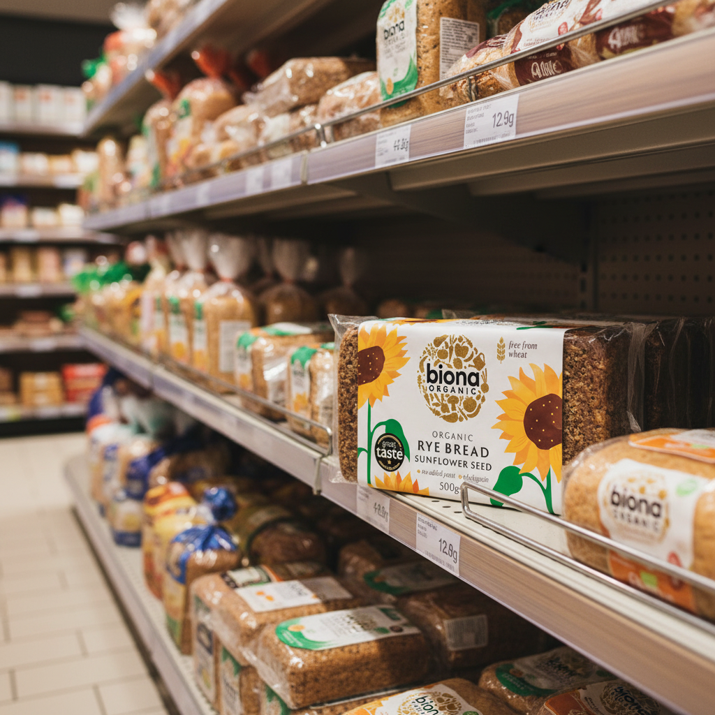 Biona Organic Rye Bread - Sunflower Seed - 500g
