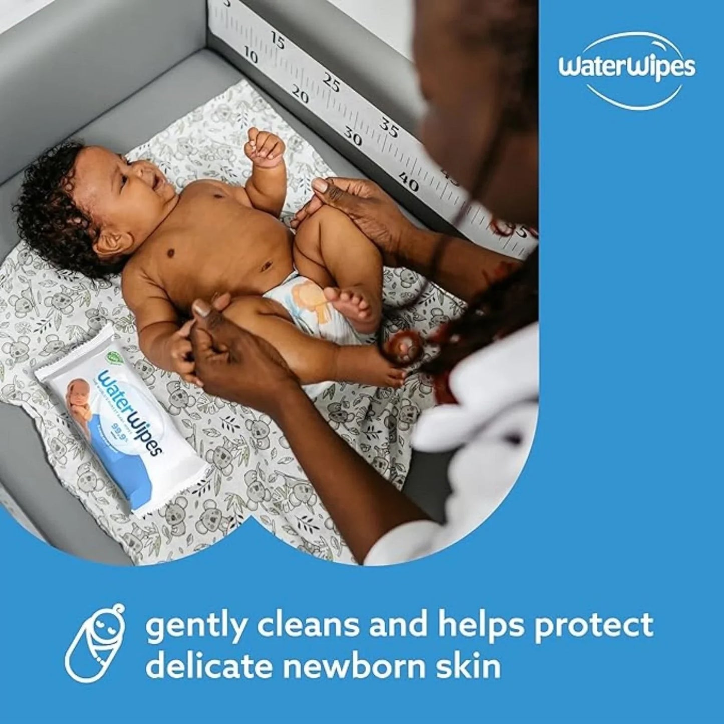 WaterWipes Sensitive Baby Wipes 60 pcs