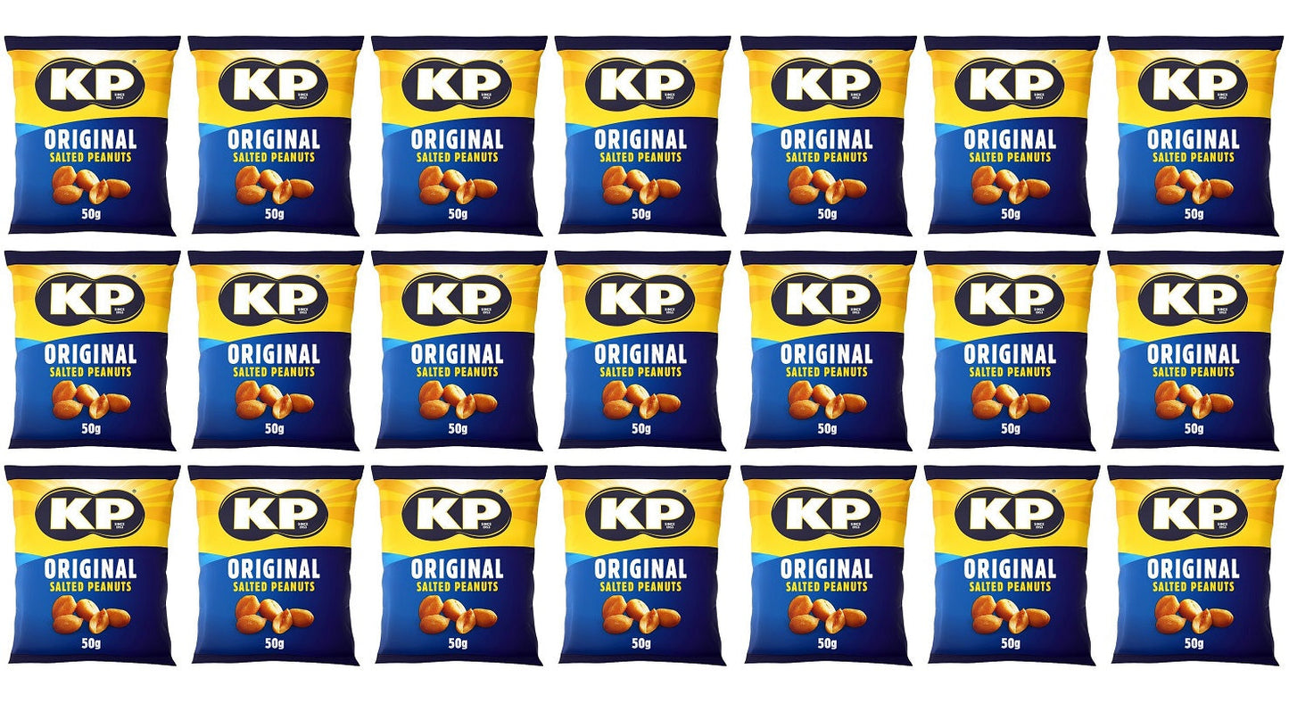 21 x Kp Original Salted Peanuts 50G