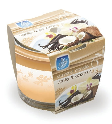 12 x Pan Aroma Candle Vanilla & Coconut Single